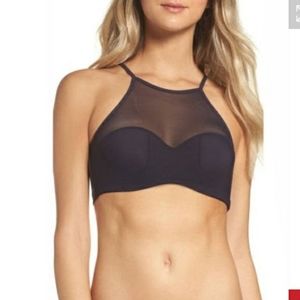 Naja Plum Sparrow high neck bra